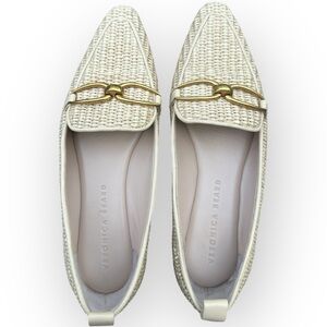 Veronica Beard Raffia Flats
